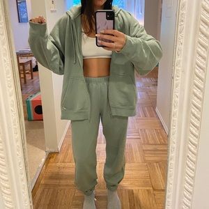 TNA EXTRAAF MEGA SWEATPANTS / ZIP UP SET